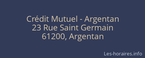 Crédit Mutuel - Argentan