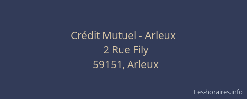 Crédit Mutuel - Arleux