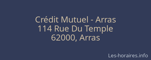 Crédit Mutuel - Arras
