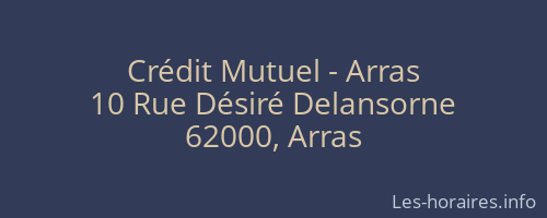Crédit Mutuel - Arras