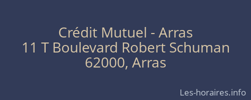 Crédit Mutuel - Arras