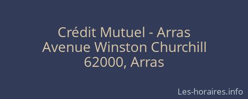 Crédit Mutuel - Arras