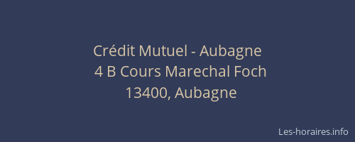 Crédit Mutuel - Aubagne