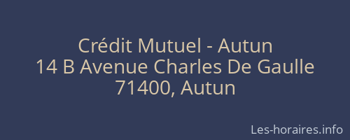 Crédit Mutuel - Autun