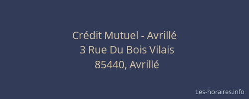 Crédit Mutuel - Avrillé