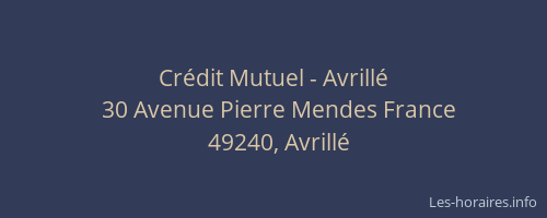Crédit Mutuel - Avrillé