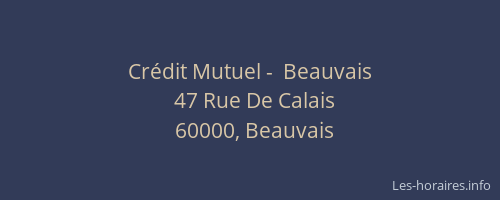 Crédit Mutuel -  Beauvais