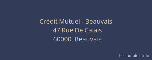 Crédit Mutuel - Beauvais