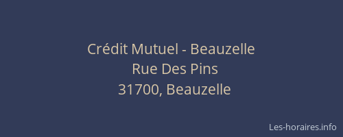 Crédit Mutuel - Beauzelle