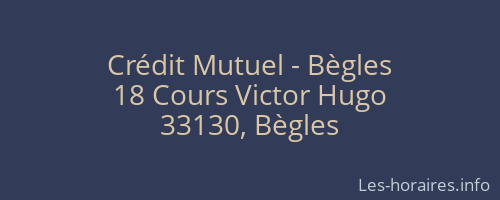 Crédit Mutuel - Bègles