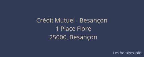 Crédit Mutuel - Besançon