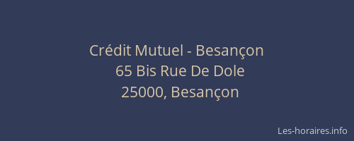 Crédit Mutuel - Besançon
