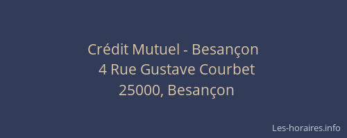 Crédit Mutuel - Besançon