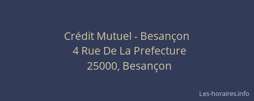 Crédit Mutuel - Besançon