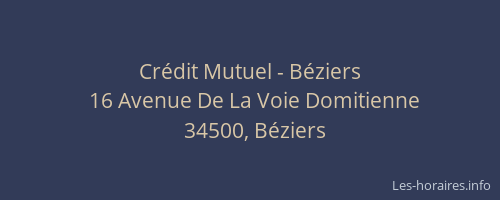Crédit Mutuel - Béziers