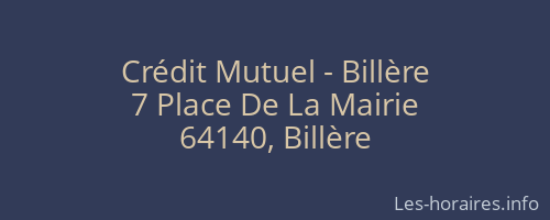 Crédit Mutuel - Billère