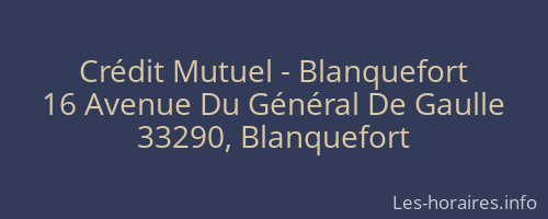 Crédit Mutuel - Blanquefort