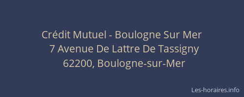 Crédit Mutuel - Boulogne Sur Mer