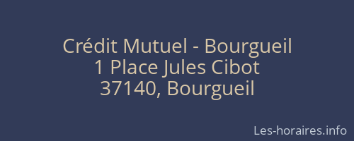 Crédit Mutuel - Bourgueil