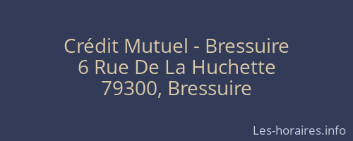 Crédit Mutuel - Bressuire