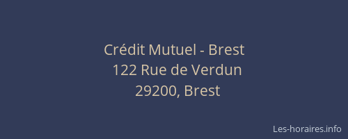 Crédit Mutuel - Brest