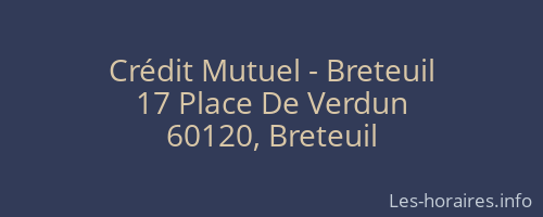 Crédit Mutuel - Breteuil