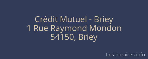 Crédit Mutuel - Briey