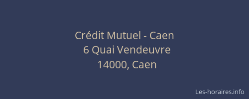 Crédit Mutuel - Caen
