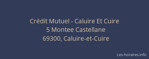 Crédit Mutuel - Caluire Et Cuire