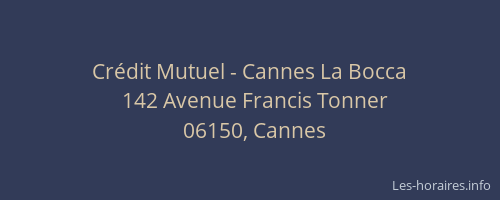 Crédit Mutuel - Cannes La Bocca