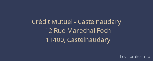 Crédit Mutuel - Castelnaudary