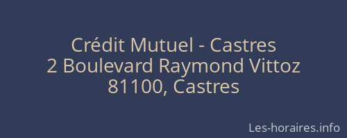Crédit Mutuel - Castres