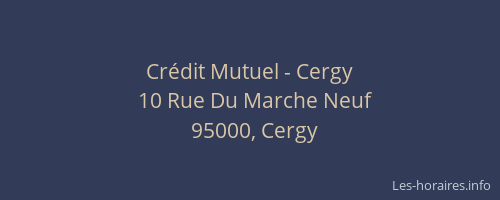 Crédit Mutuel - Cergy