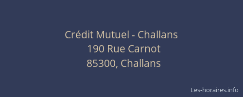 Crédit Mutuel - Challans