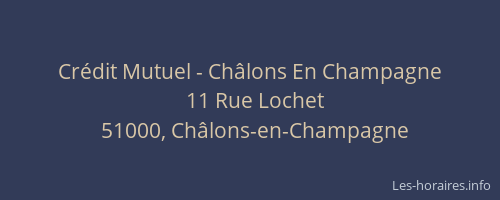 Crédit Mutuel - Châlons En Champagne