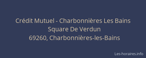 Crédit Mutuel - Charbonnières Les Bains