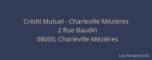 Crédit Mutuel - Charleville Mézières