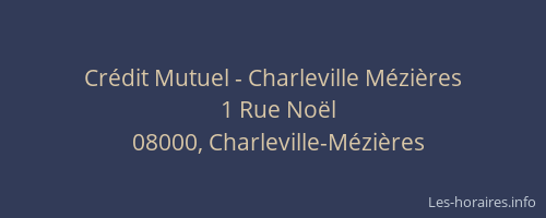 Crédit Mutuel - Charleville Mézières