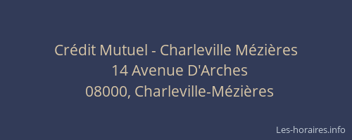Crédit Mutuel - Charleville Mézières