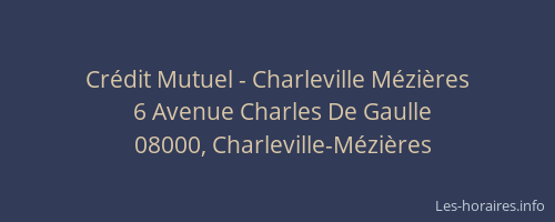 Crédit Mutuel - Charleville Mézières