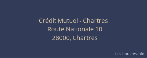 Crédit Mutuel - Chartres