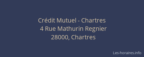 Crédit Mutuel - Chartres