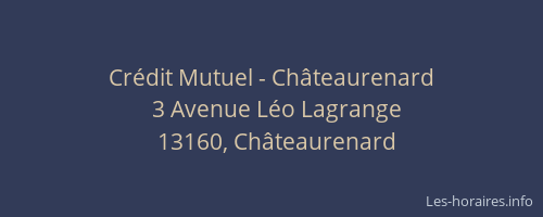 Crédit Mutuel - Châteaurenard