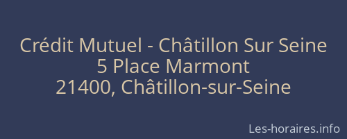 Crédit Mutuel - Châtillon Sur Seine