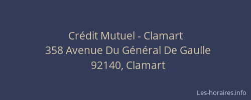 Crédit Mutuel - Clamart