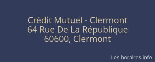 Crédit Mutuel - Clermont