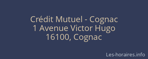 Crédit Mutuel - Cognac
