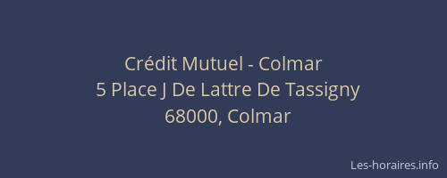 Crédit Mutuel - Colmar