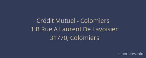 Crédit Mutuel - Colomiers