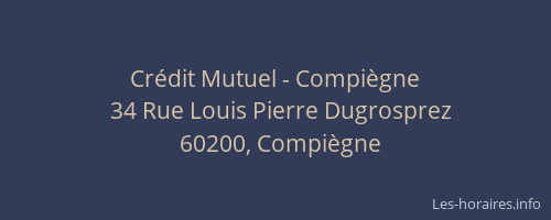 Crédit Mutuel - Compiègne